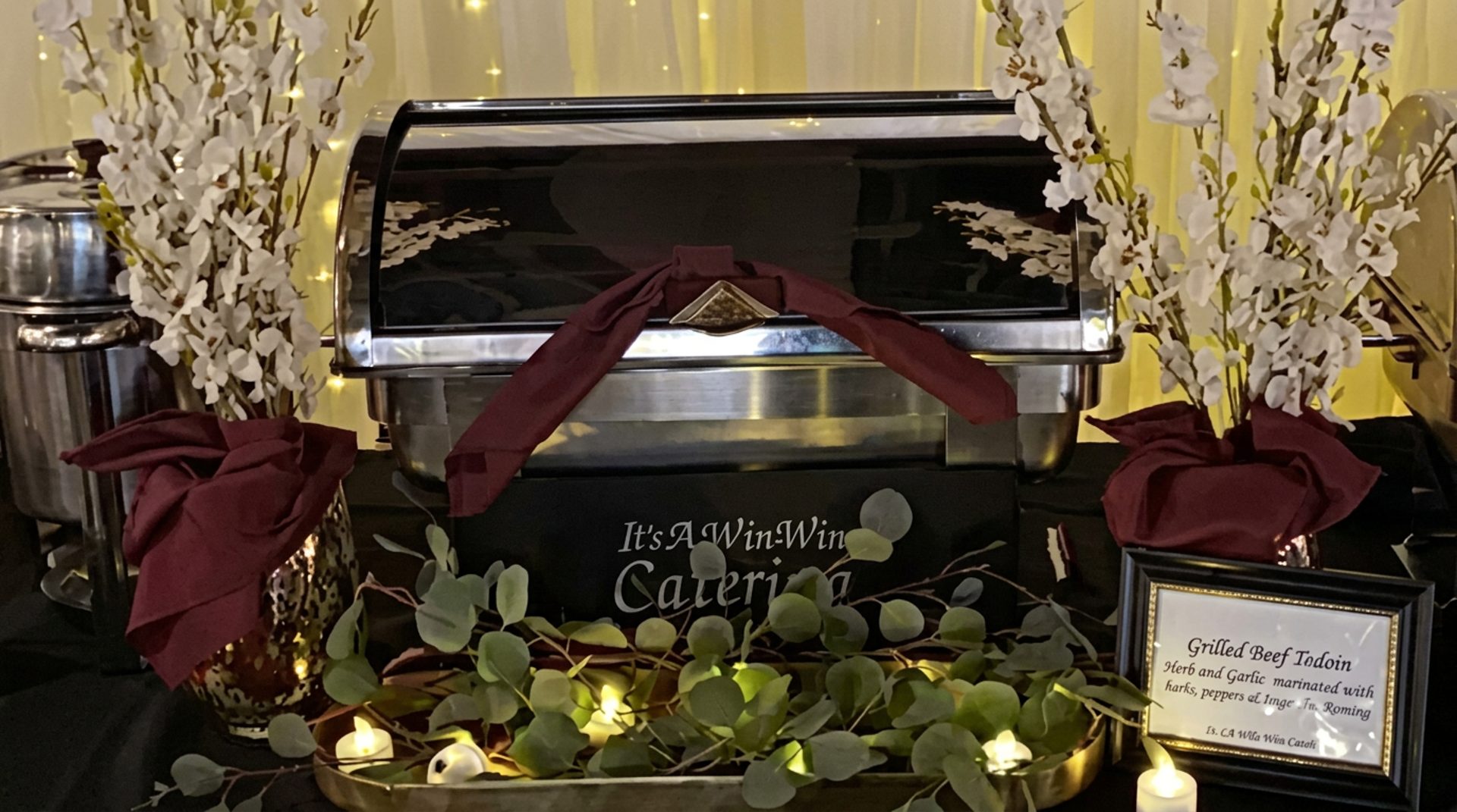 Buffets, stations and plated meals