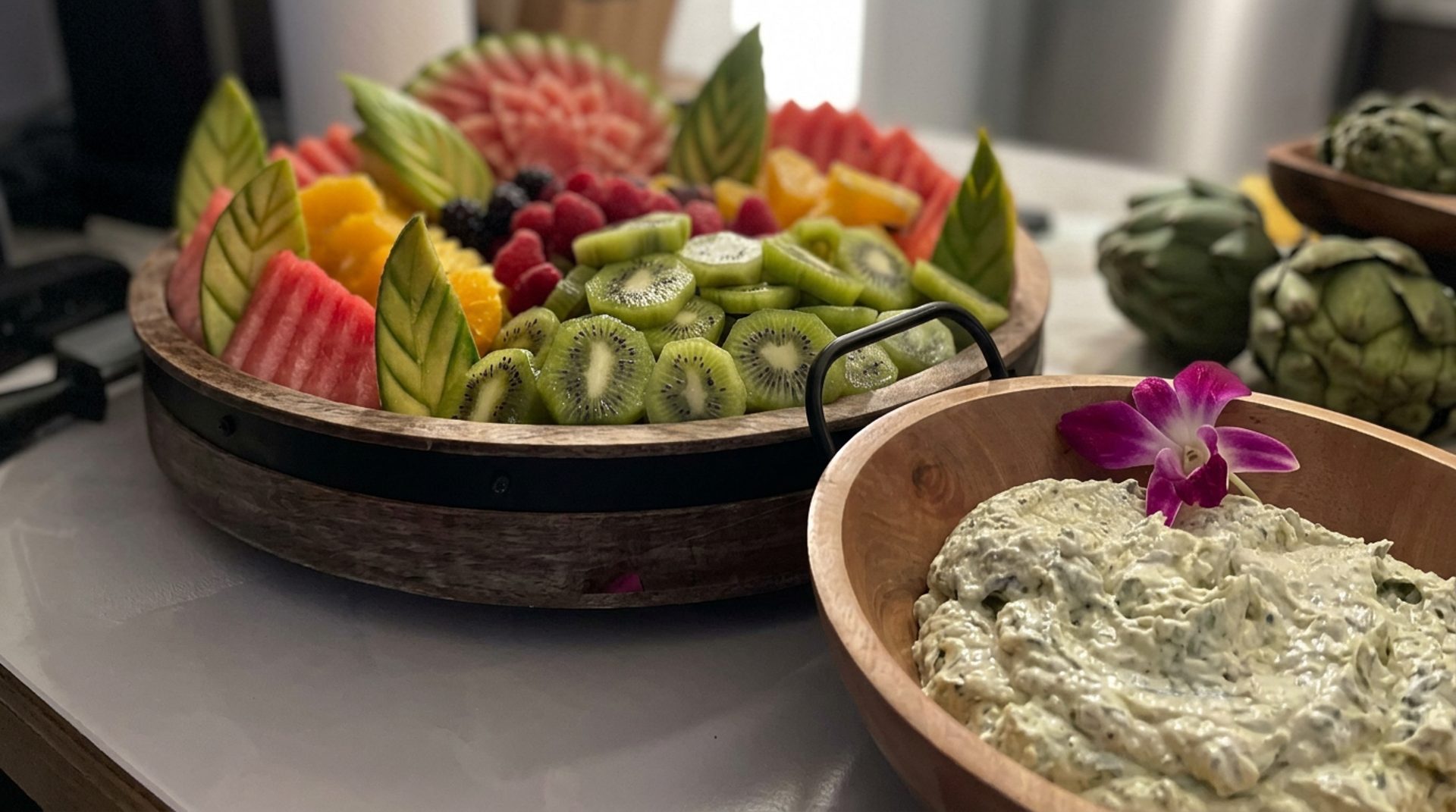 Fresh fruit and seasonal sides